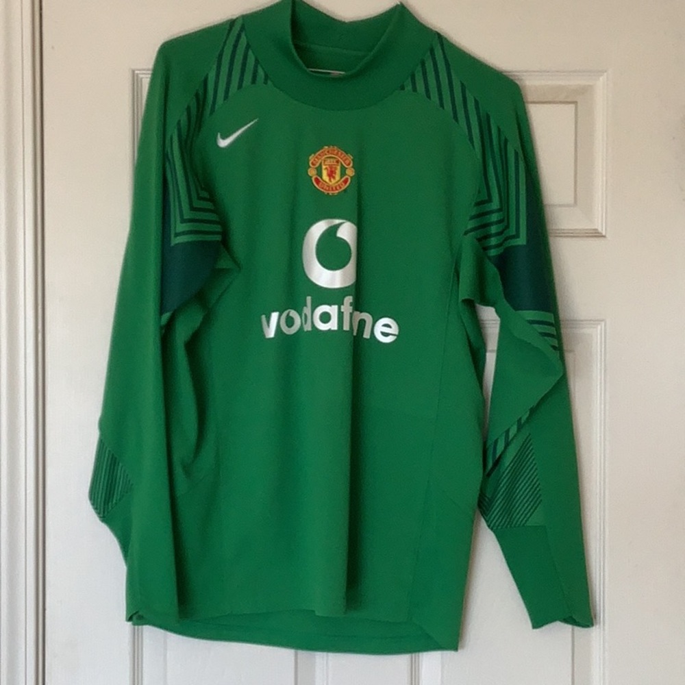 Men’s long sleeve Nike Manchester United Green Jersey
